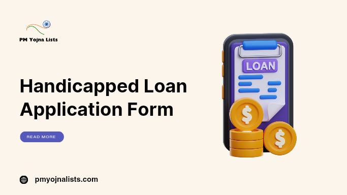 Handicapped Loan Application Form